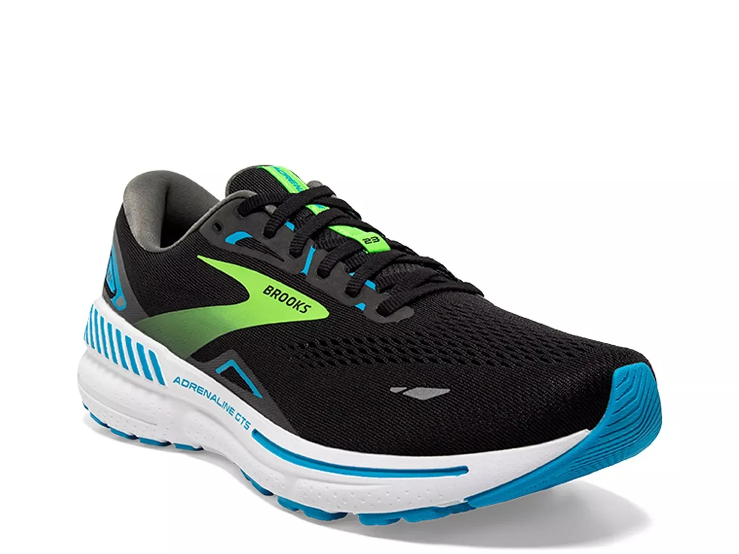 

Кроссовки для бега Brooks Adrenaline GTS 23 — мужские, черные/зеленые/синие