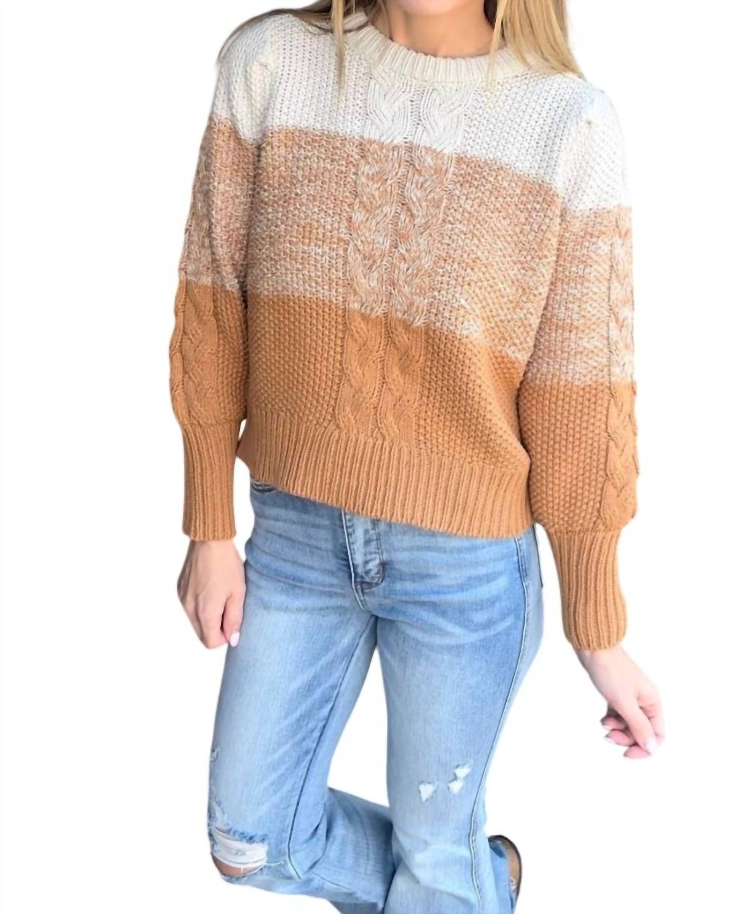 

Свитер Ombre цвета Camel eesome