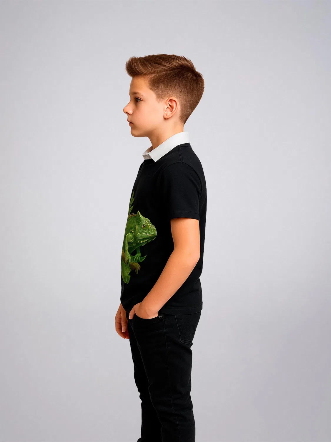 Футболка 'Pantoneclo Boy's T-Футболка' Pantoneclo, Black — фото 4