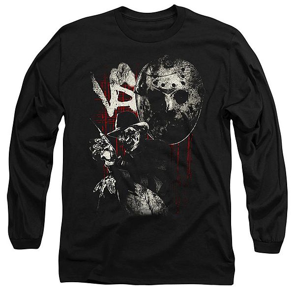

Футболка с длинным рукавом Freddy vs Jason Scratches Licensed Character