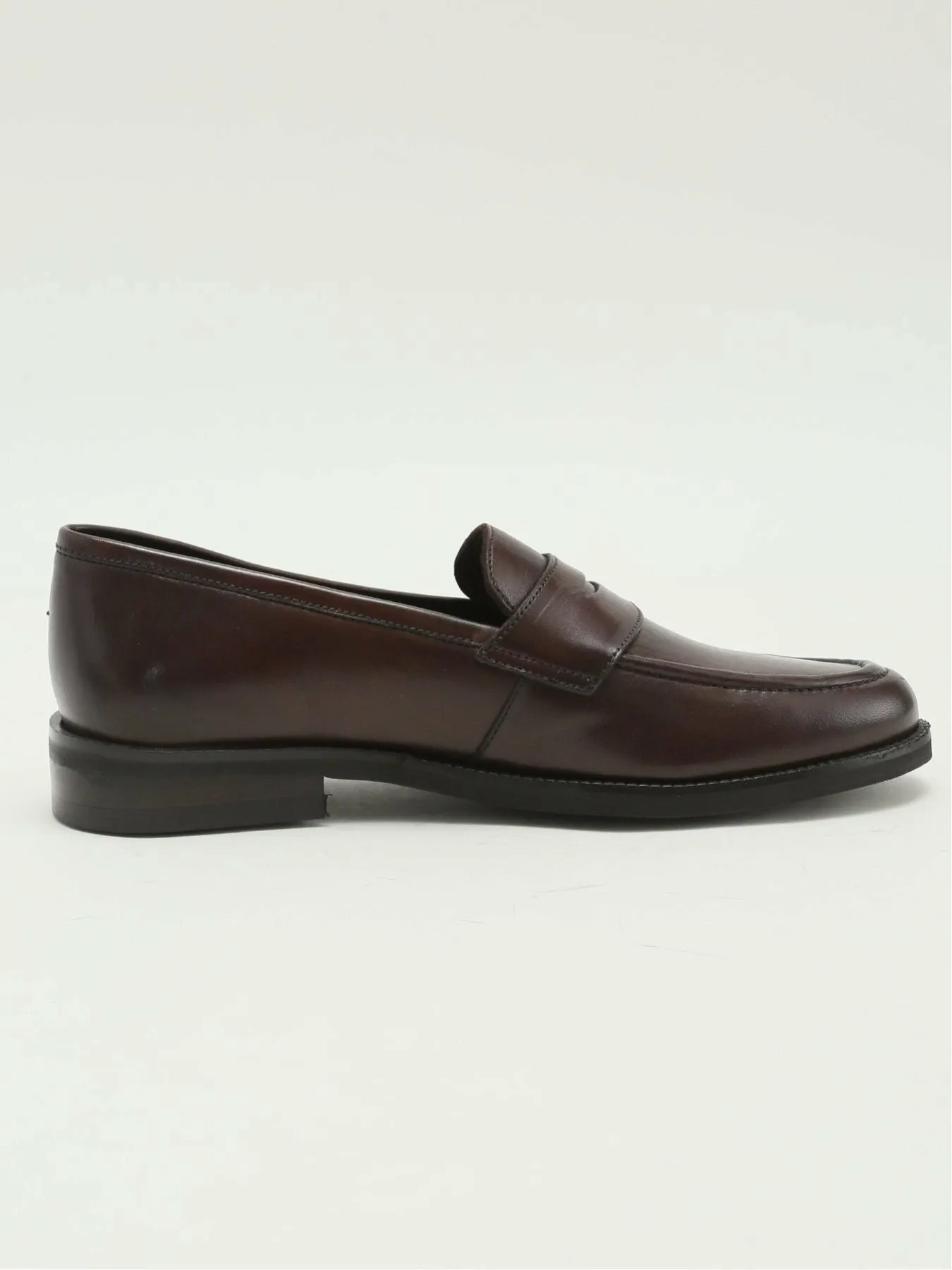 Лоферы с монеткой Taka-Q, 35 Dark Brown — фото 3