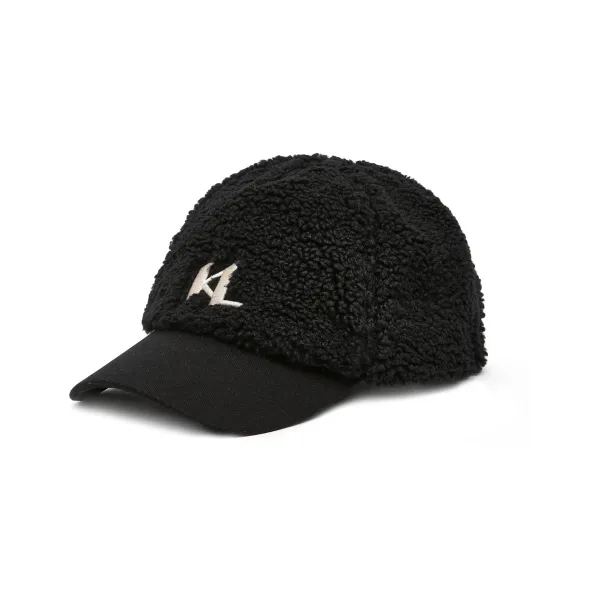

Шапка из овчины k/kl Karl Lagerfeld, черный