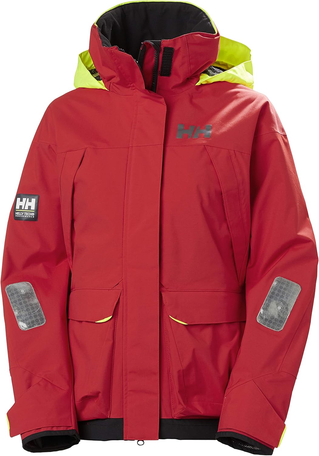 

Helly-Hansen Pier 3.0 водонепроницаемая куртка для женщин с ветрозащитной парусной тканью и складным капюшоном neon yellow Helly Hansen, 222 Alert Red