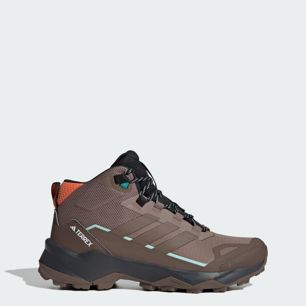 Ботинки Adidas Terrex Skychaser AX5 Mid GORE-TEX Hiking Shoes, цвет Trace Brown/Earth Strata/Semi Impact Orange