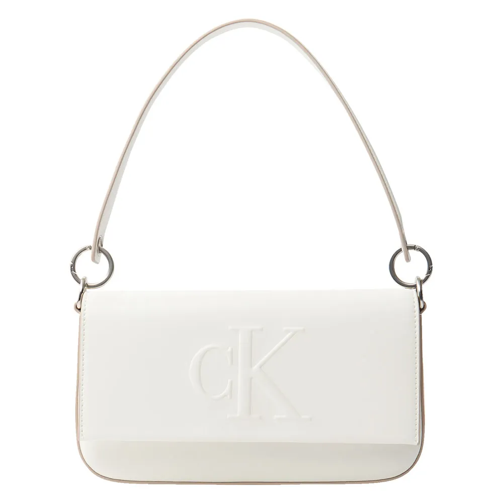 

Сумка кросс-боди Calvin Klein Jeans Sculpted Flap Impress, белый