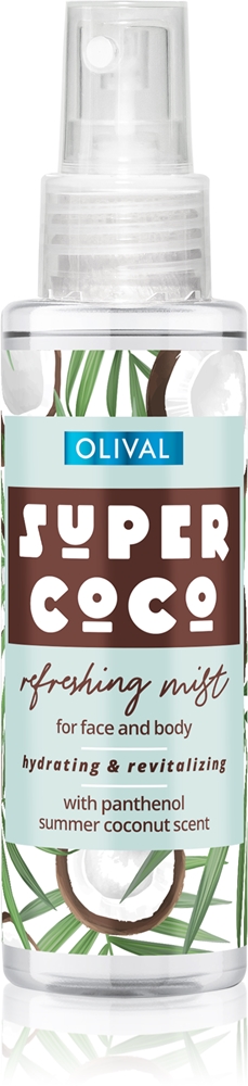 

Супер кокосовый освежающий спрей для тела и лица Olival, 100 мл