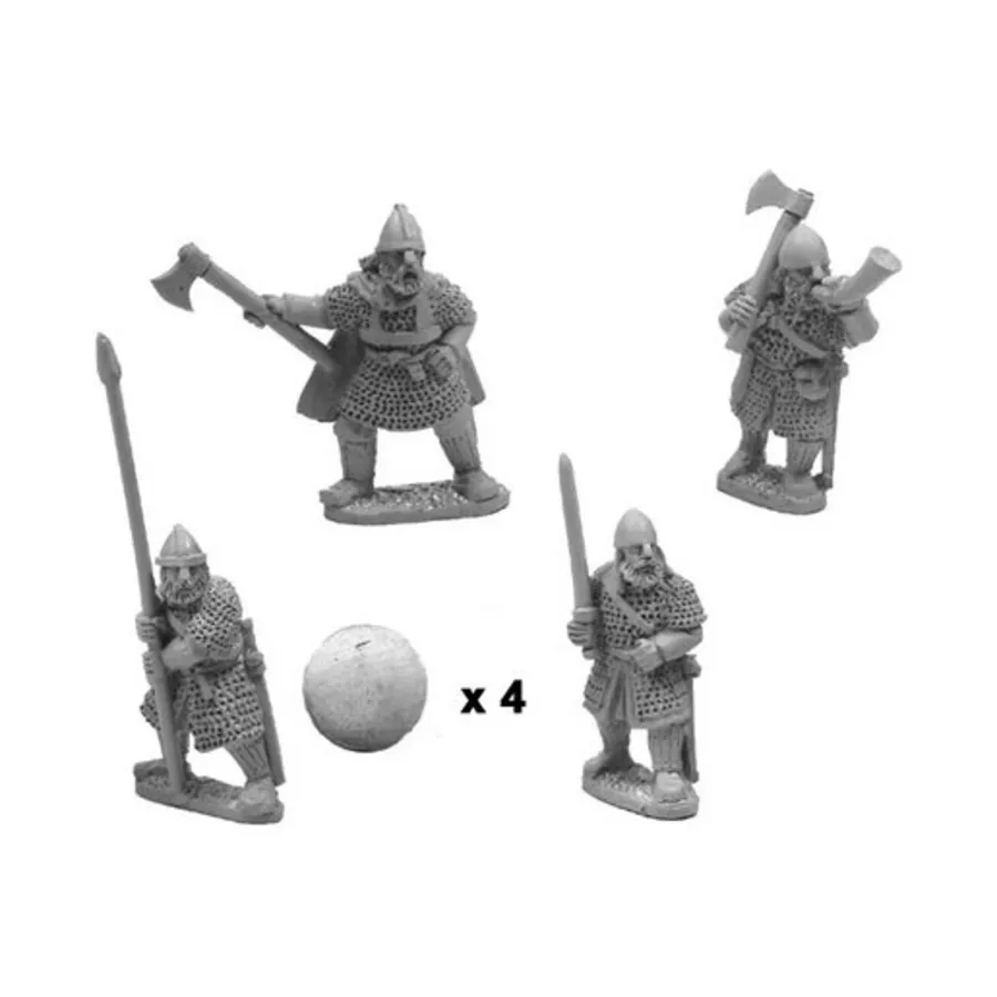 

Варяжское командование в полном вооружении, Historical Miniatures - Dark Ages - Byzantine (28mm) (Crusader Miniatures)