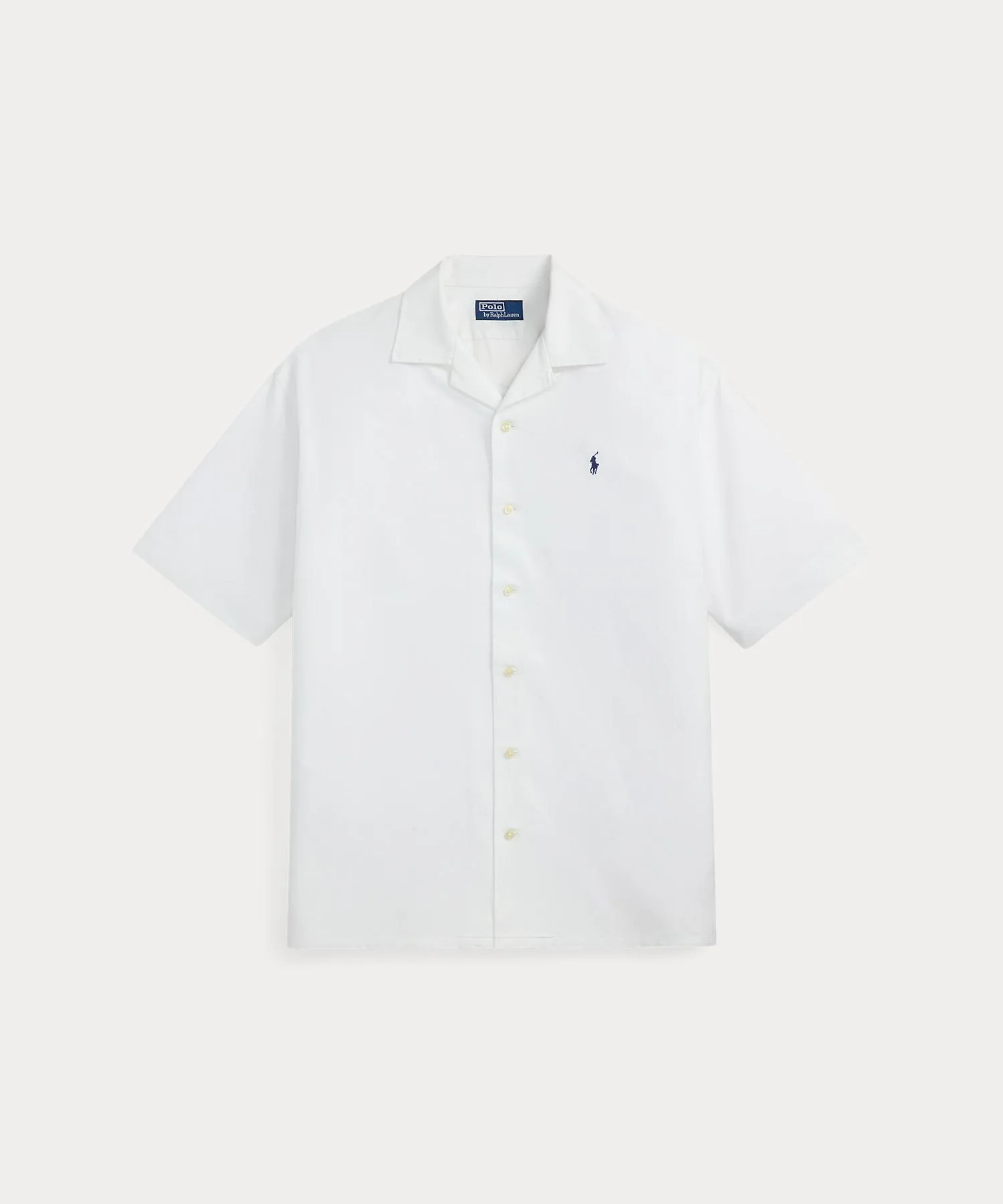 Мужская рубашка из органического хлопка Big Shirt POLO RALPH LAUREN белая — фото 2