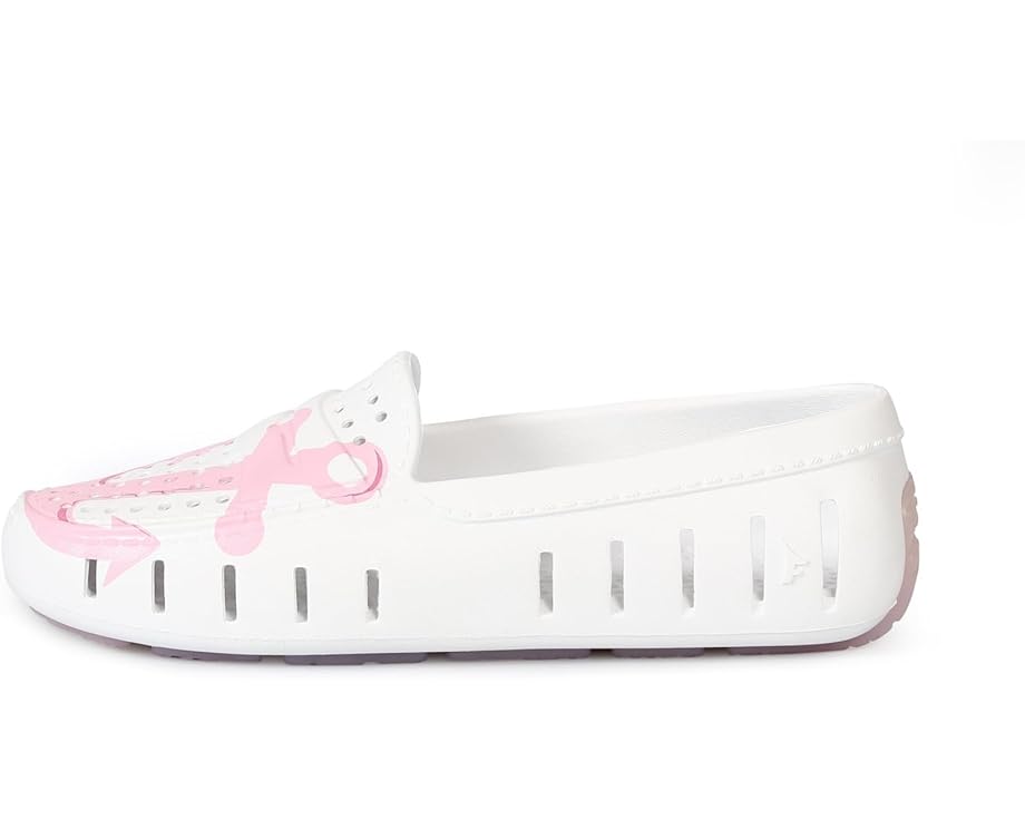 Лоферы Floafers Posh Driver Print, цвет White/Rose Quartz Anchor — фото 4