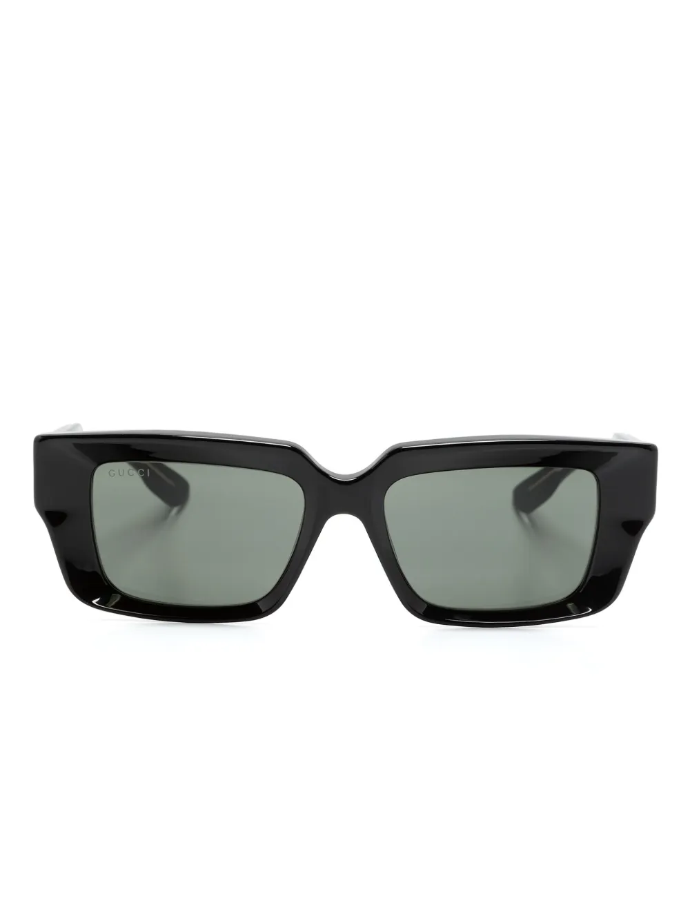 

Солнцезащитные очки в прямоугольной оправе Gucci Eyewear, черный