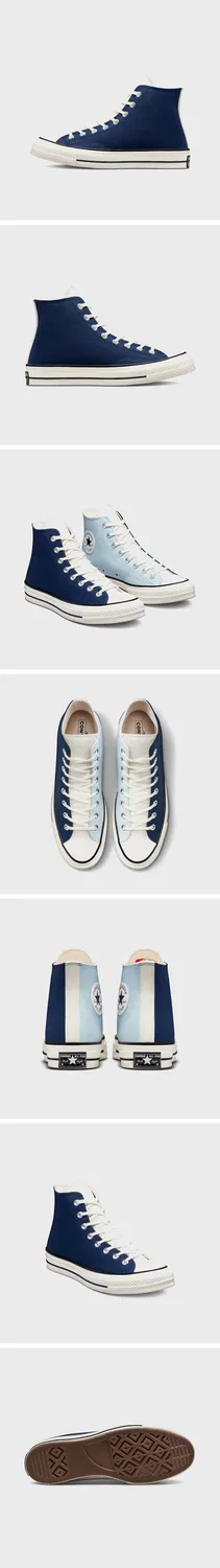 Мужские высокие кеды Chuck 70 Nautical Triblock Aqua Mist от Converse — фото 2