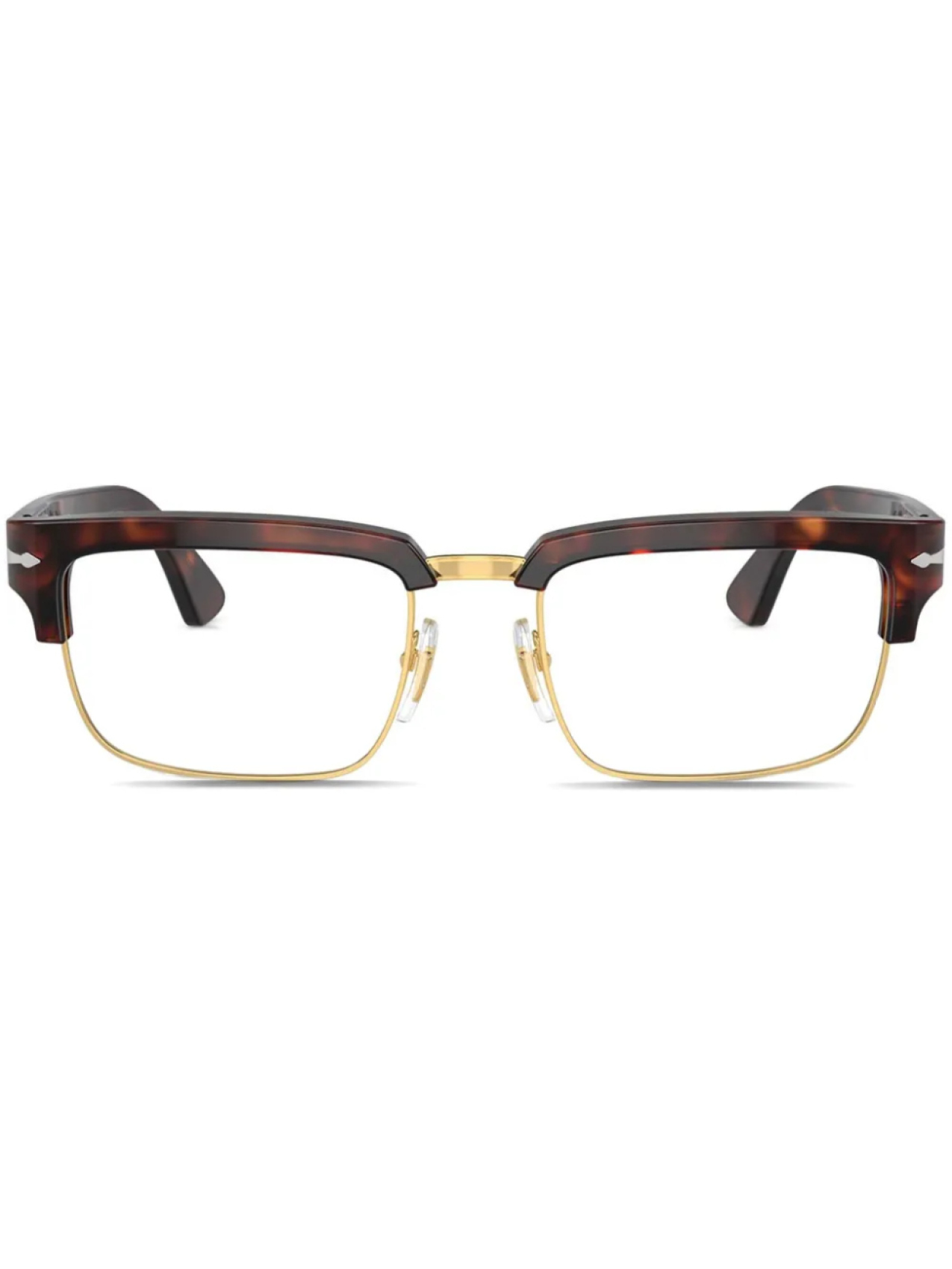 

Очки в прямоугольной оправе Persol, коричневый