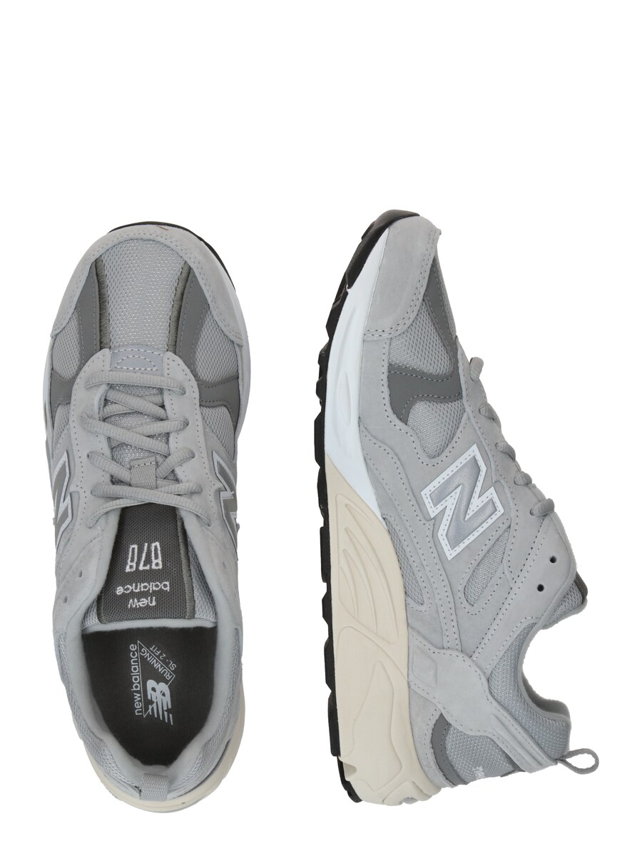 Кроссовки new balance 878, цвет Grey/Light grey/Dark grey — фото 2