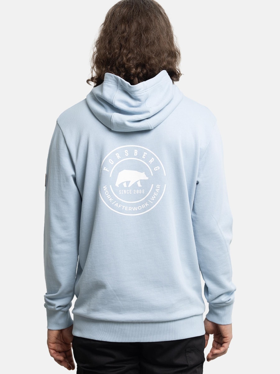 

Толстовка FORSBERG Hoodie mit Logo auf Brust und Rücken, синий