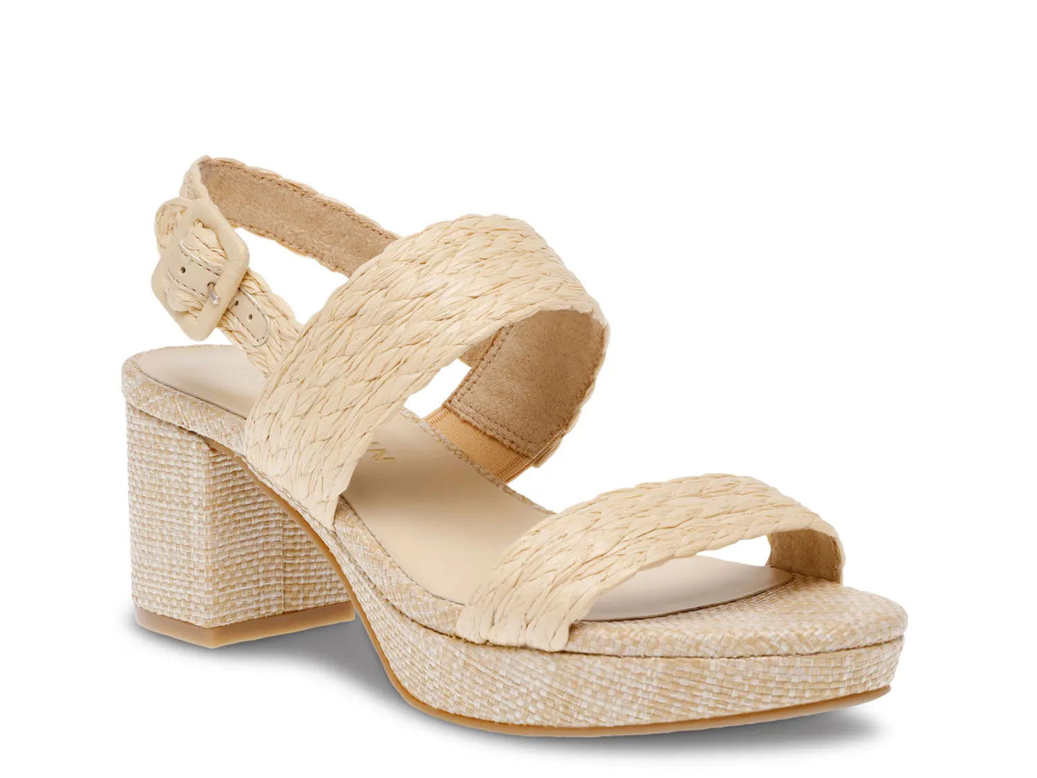 

Сандалии Presley Platform Sandal Anne Klein, цвет beigeraffia