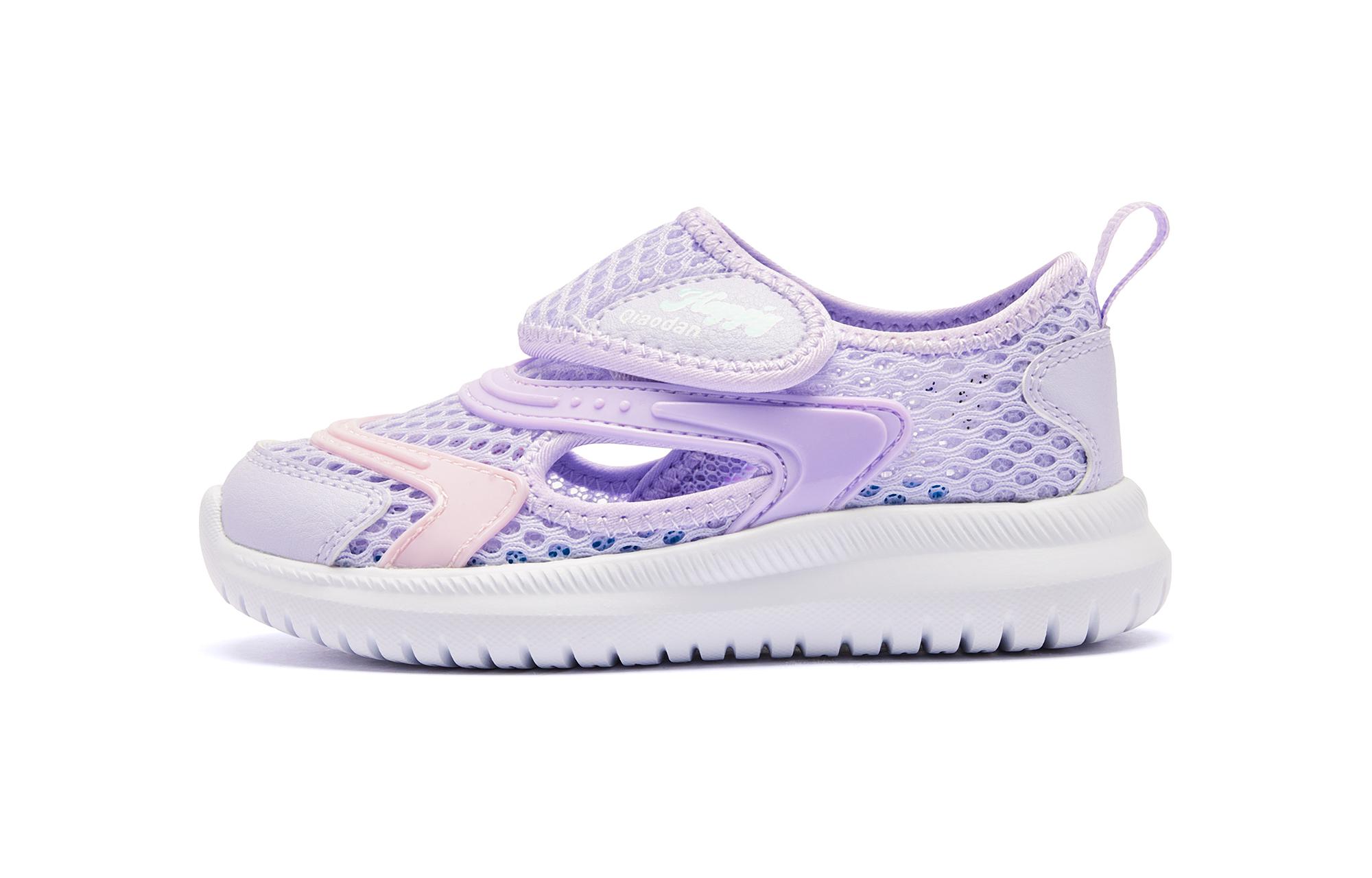 

QIAODAN Дышащие и износостойкие низкие детские ботинки Purple Infant And Toddler