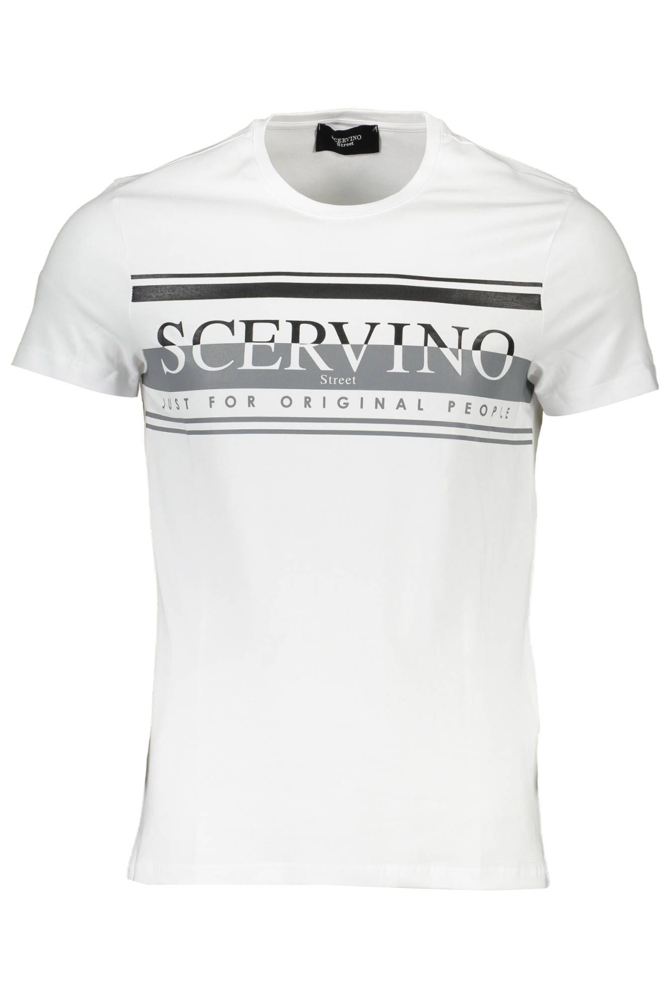 

Белая хлопковая мужская футболка Ermanno Scervino