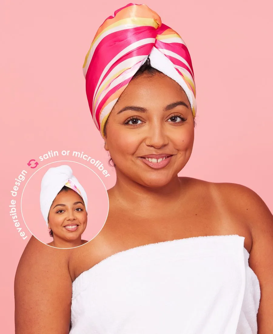 Grande Cosmetics Полотенце GrandeHAIR из микрофибры и атласа — фото 4