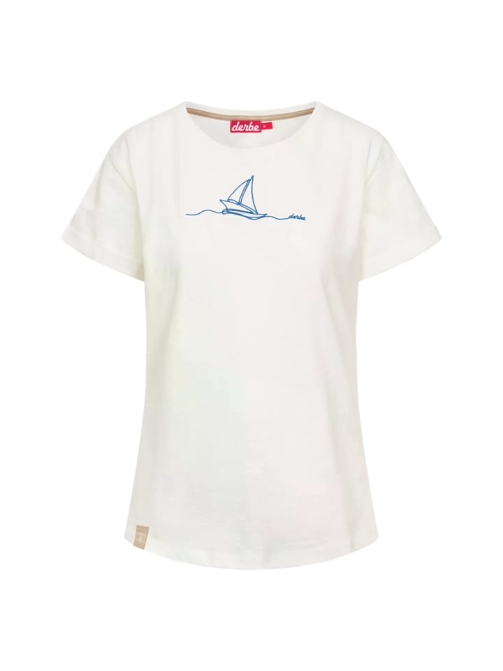 

Derbe Футболка с парусником, кремовый цвет, Бежевый, Derbe Футболка с парусником, кремовый цвет