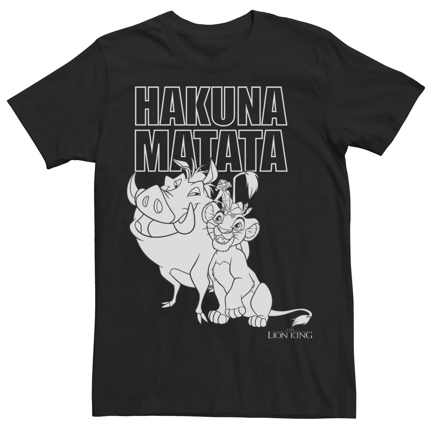 

Мужская футболка Disney's The Lion King Hakuna Matata Group Shot Licensed Character