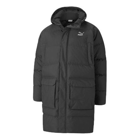 

Куртка classics long down jacket 'black' Puma, черный