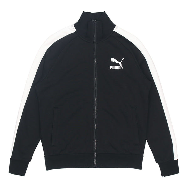 

Куртка casual sports splicing classic stand collar jacket black Puma, черный