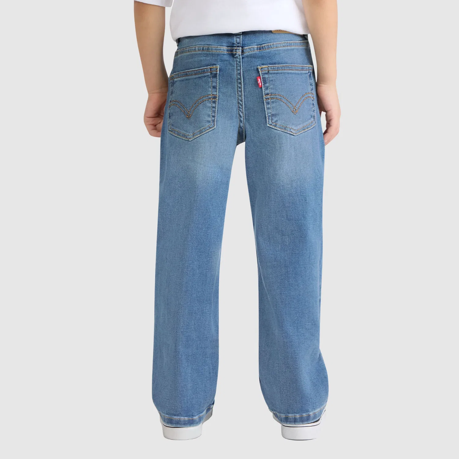 Джинсы-клеш 517 для мальчиков 4-7 лет Levi's, Medium Wash — фото 4