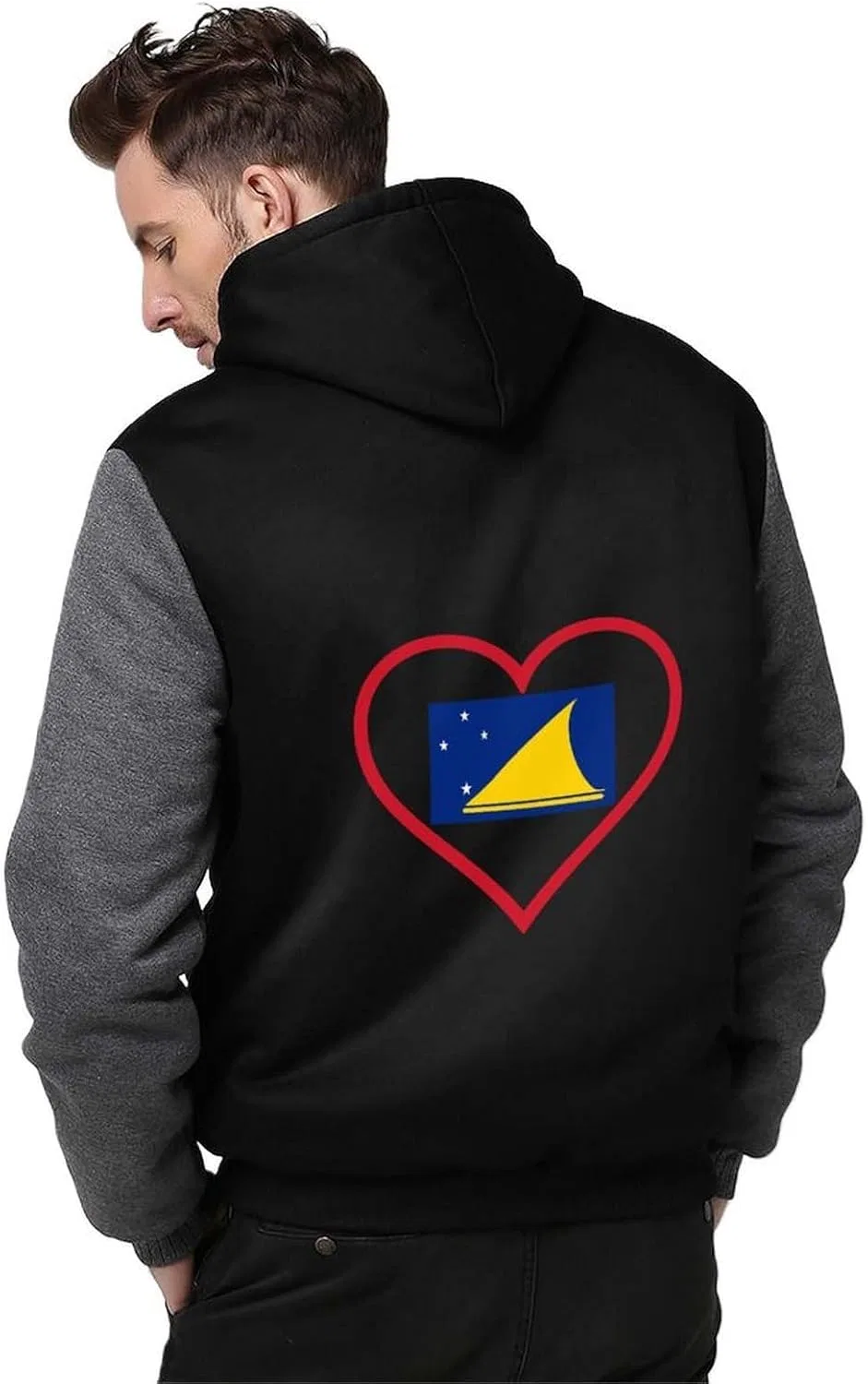 Толстовка на молнии, бренд Generic, цвет Gray-style