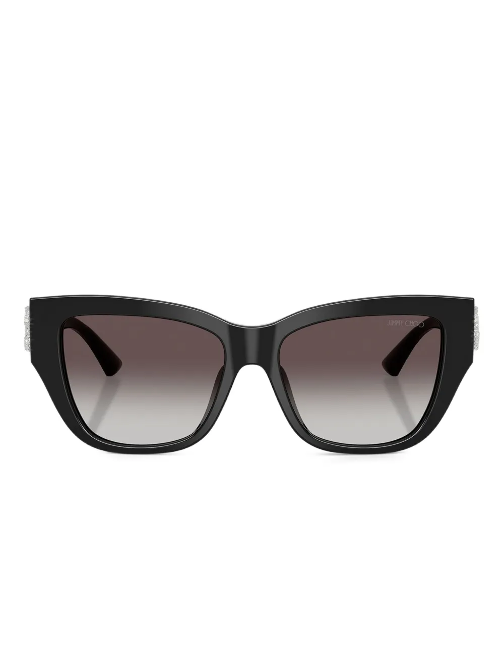 

Солнцезащитные очки в оправе 'кошачий глаз' с кристаллами Jimmy Choo Eyewear, черный