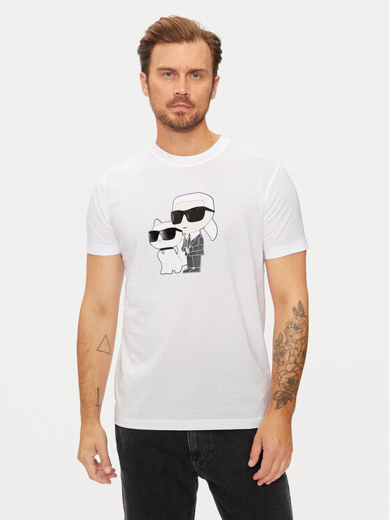 

Футболка стандартного кроя Karl Lagerfeld, белый