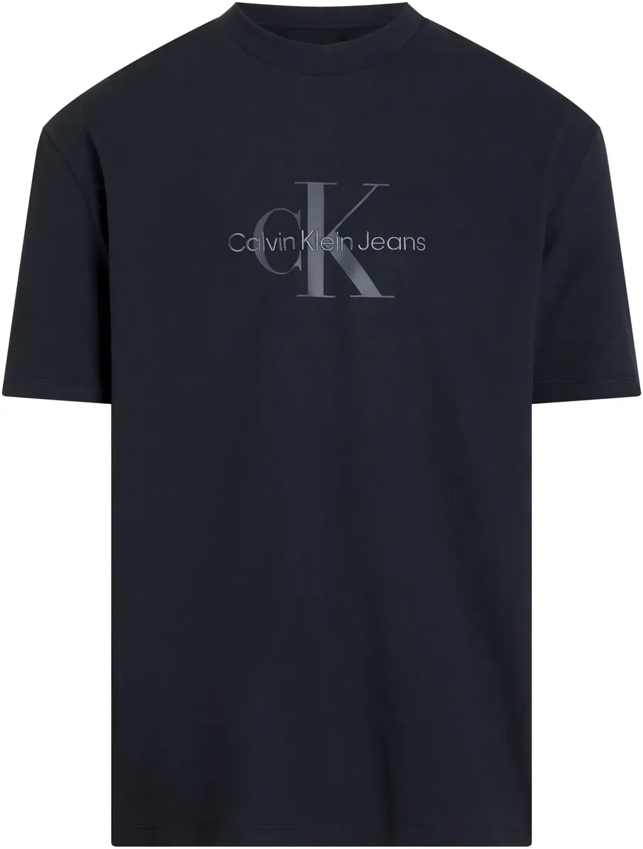 

Футболка Calvin Klein Jeans "SS Hero Monogram Tee 30S EU Opt" с принтом логотипа, черный