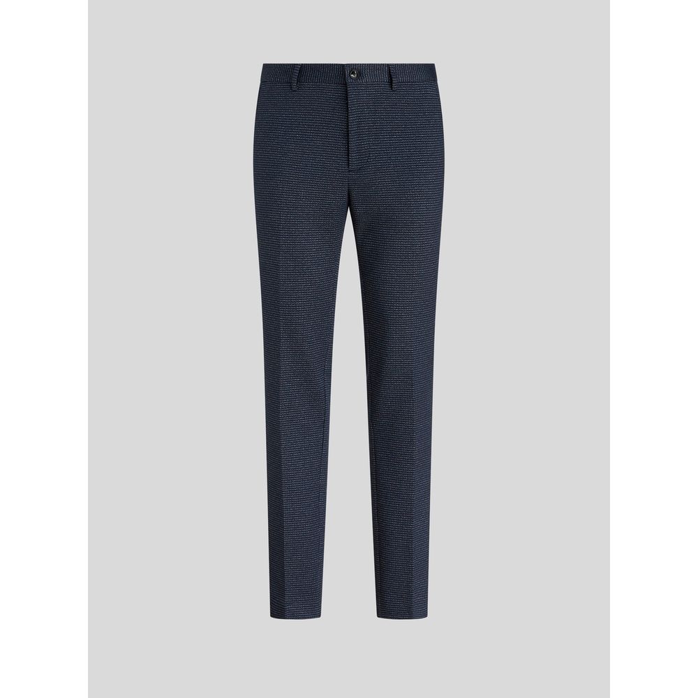

БРЮКИ ИЗ ДЖЕРСИ, СШИТЫЕ НА ЗАКАЗ ETRO, синий