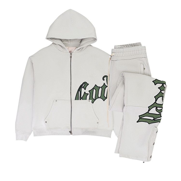 

Топ Godspeed OG Logo Sweatsuit, Stone/Green