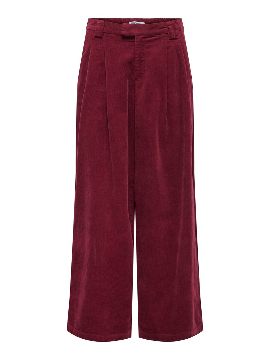 

Свободные брюки со складками спереди ONLY SVEA-NESSA, темно-красный