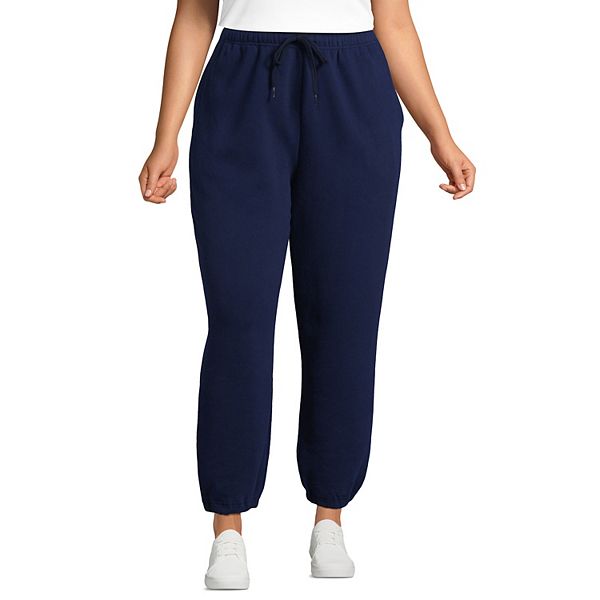 

Женские спортивные брюки джоггеры high rise в plus size и tall Lands' End, Deep Sea Navy