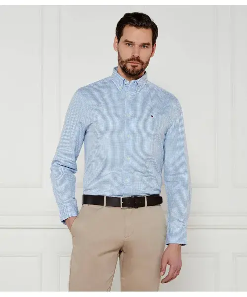

Рубашка из поплина Regular fit Tommy Hilfiger, синий