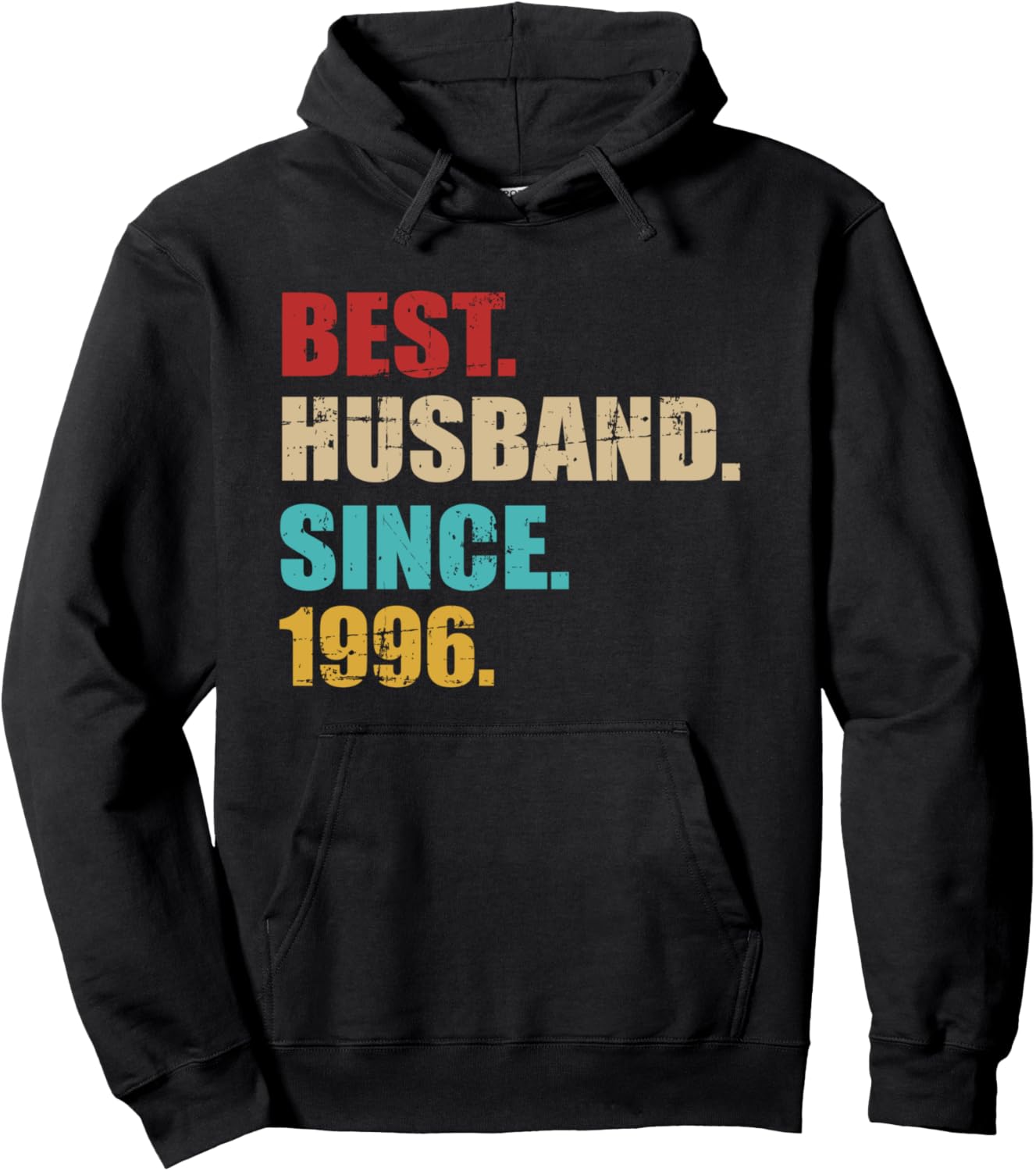 

Худи «Лучший муж с 1996 года» к 26-й годовщине свадьбы 26Th Wedding Anniversary Gift, черный