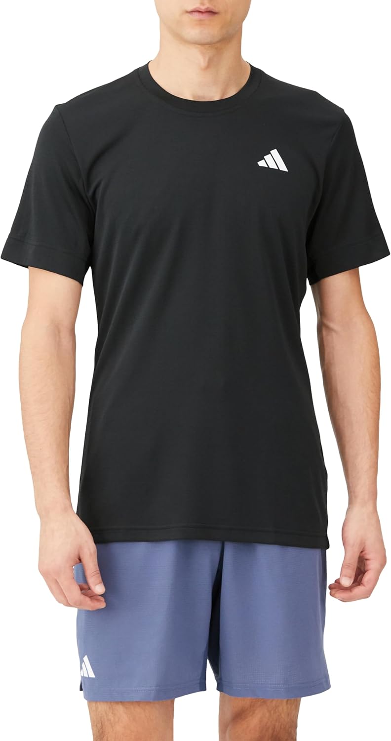 

Мужская футболка Adidas IKL76 с коротким рукавом, теннисная, Free Lift, короткий рукав, черный