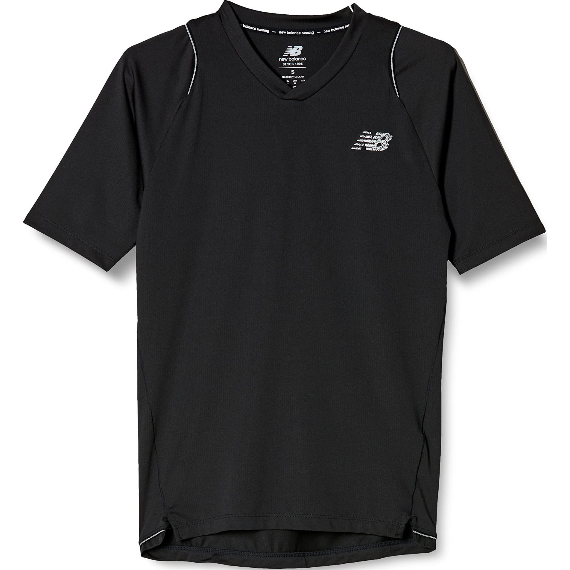 

New Balance PMV KIMBIA Футболка Unisex Черная, Черный, New Balance PMV KIMBIA Футболка Unisex Черная