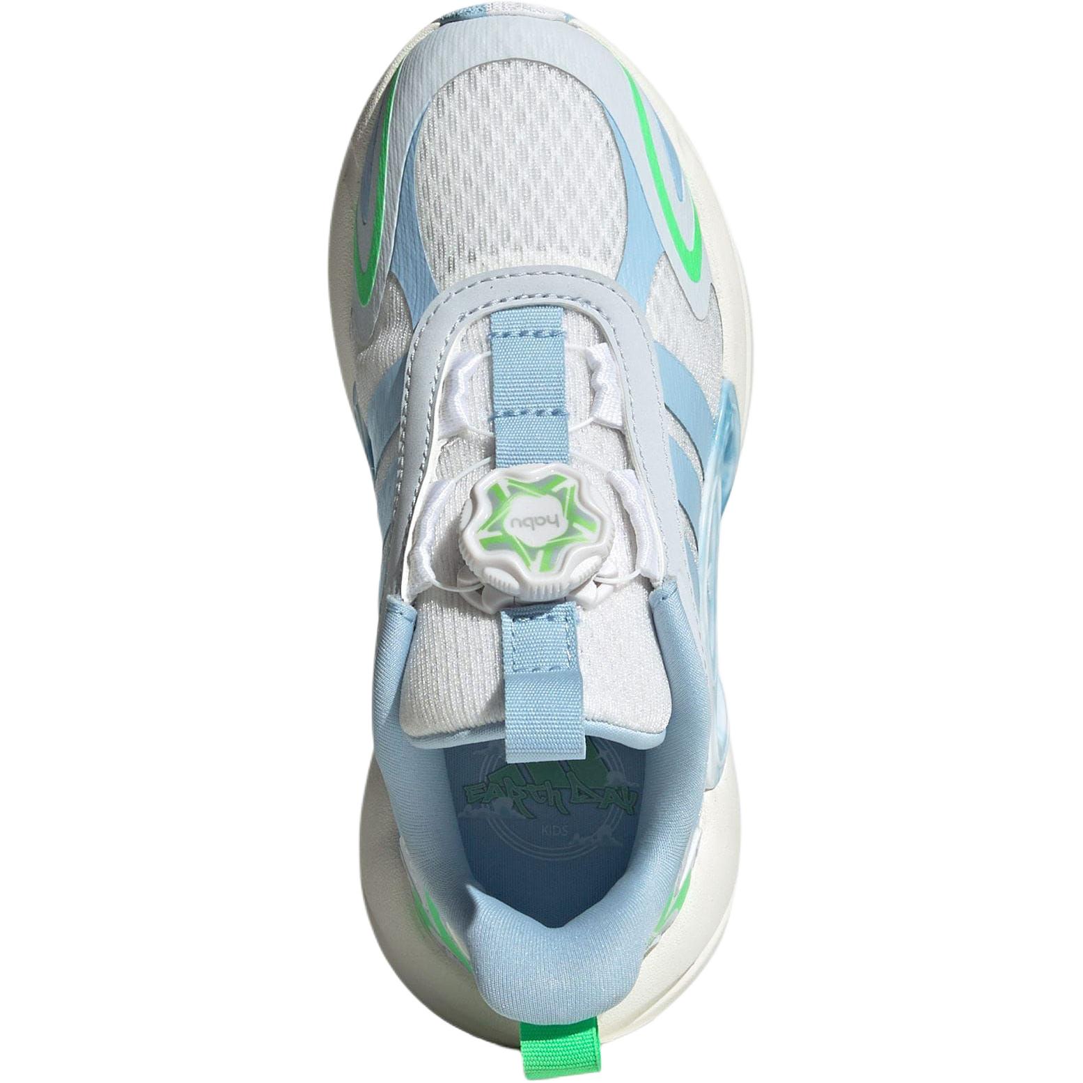 Детские кроссовки Galaxy Anti Slip с низким верхом, устойчивые к износу Adidas, белый/розовый/синий — фото 4