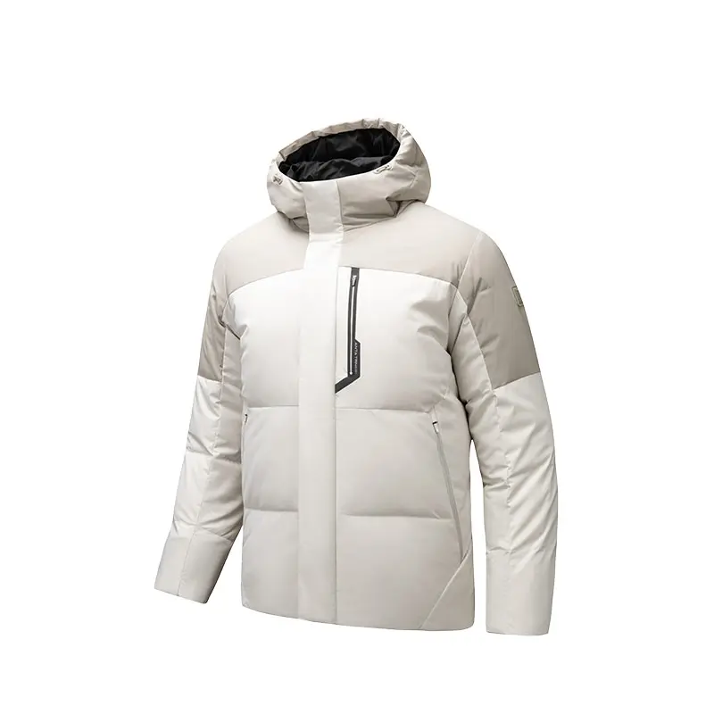 

ANTA Разнообразная коллекция тренировочных пуховиков мужской светло-каштановый серый белый кофе, Light Chestnut Gray/White Coffee