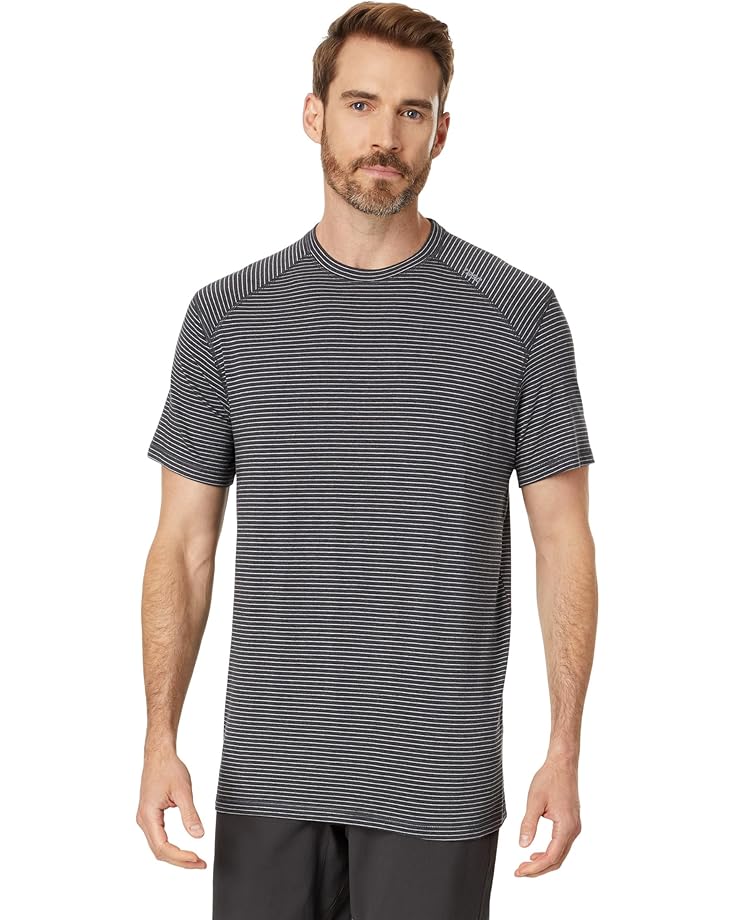 

Футболка tasc Performance Carrollton Tee - Mini Stripe, цвет Iron Heather/Silver
