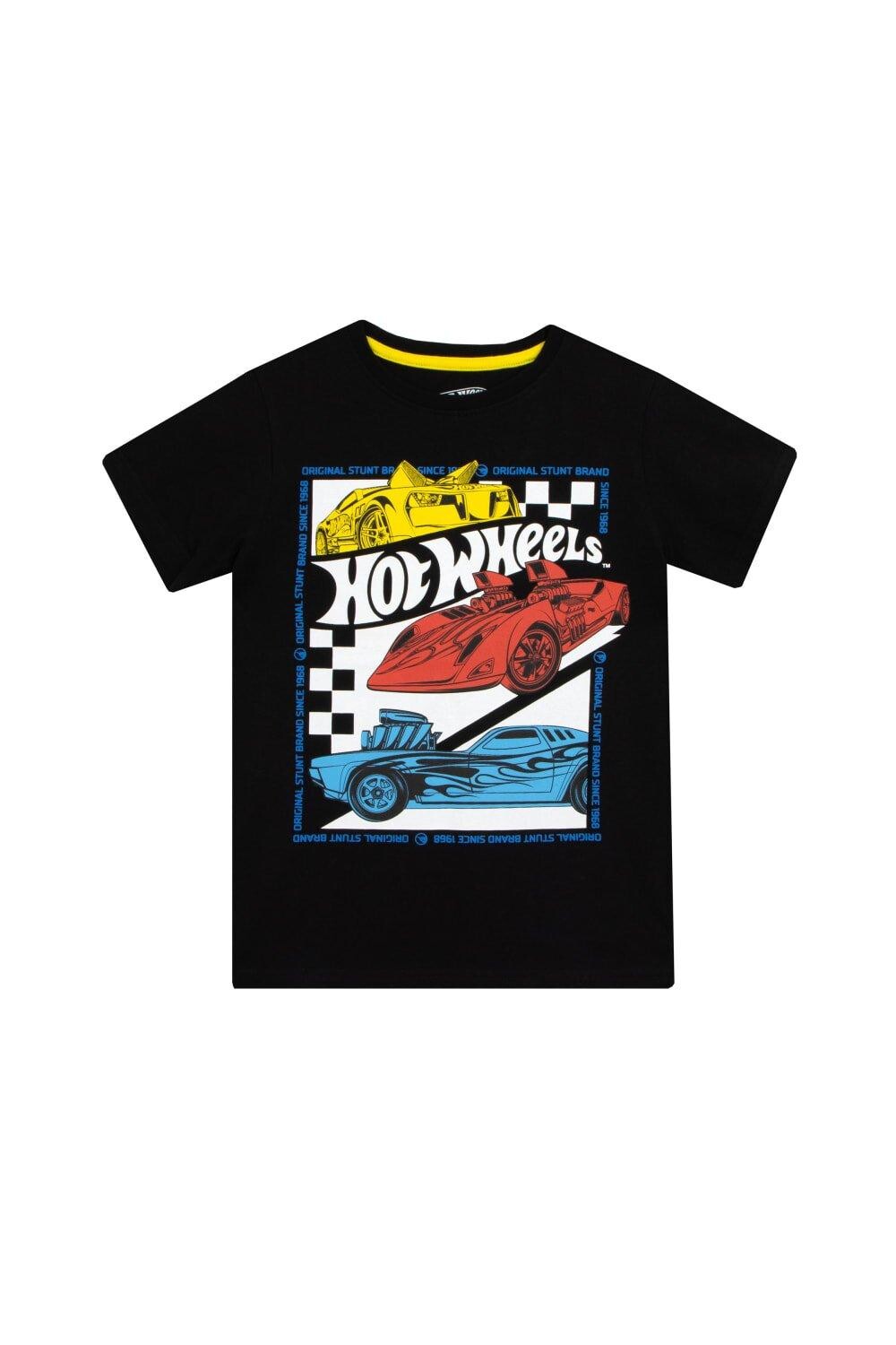 

Футболка с гоночным автомобилем Hot Wheels, черный