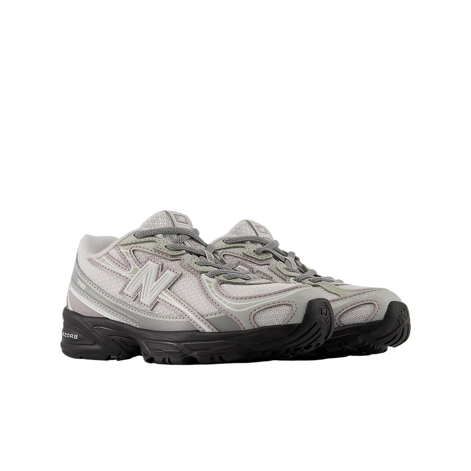 Детские кроссовки для бега NB 740 Mesh Cushioning Low top Standard M для детей 3-7 лет New Balance, серый — фото 4