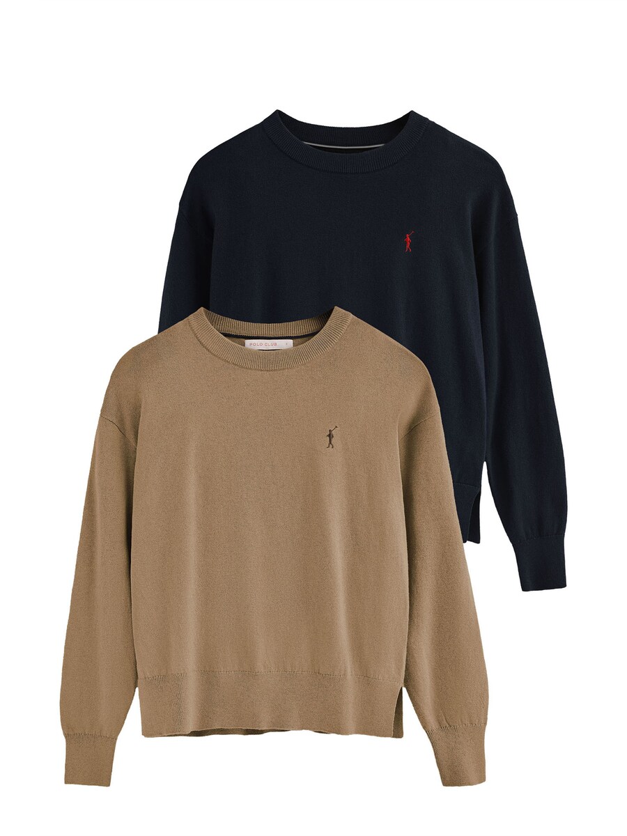 

Свитер Polo Club, темно-синий/мокко/темно-коричневый