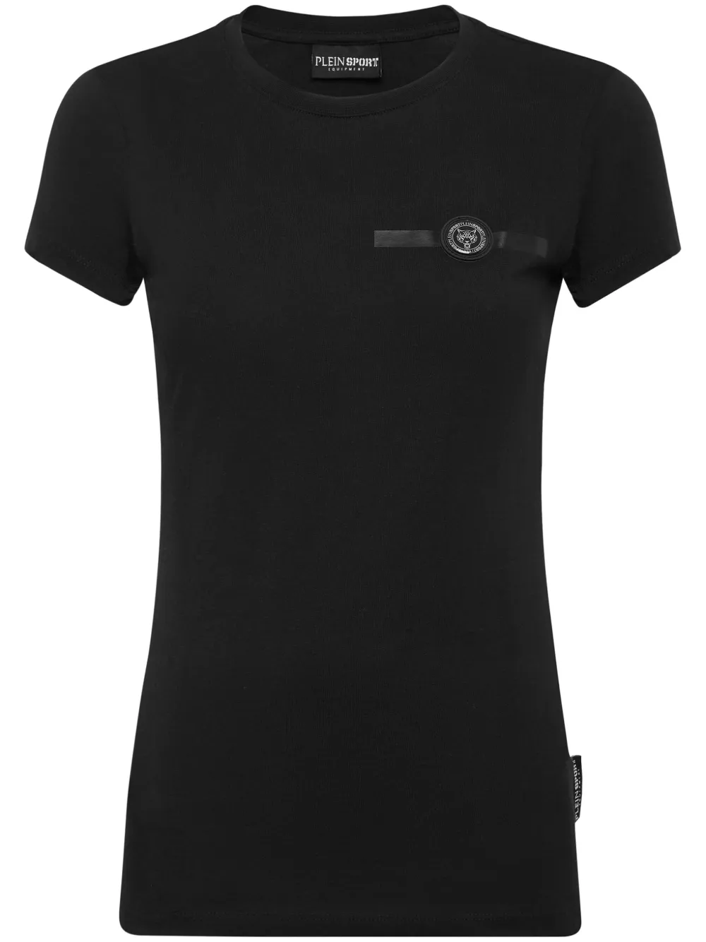 

Футболка с нашивкой-логотипом Plein Sport, черный
