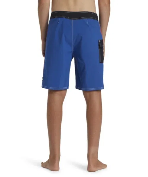 Плавки для мальчиков SATURN SOLID YTH 17 Quiksilver, длина 17 дюймов, бордовый — фото 3