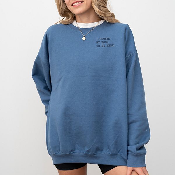 

Свитшот с вышивкой i closed my book to be here Simply Sage Market, Slate, Зеленый, Свитшот с вышивкой i closed my book to be here Simply Sage Market, Slate