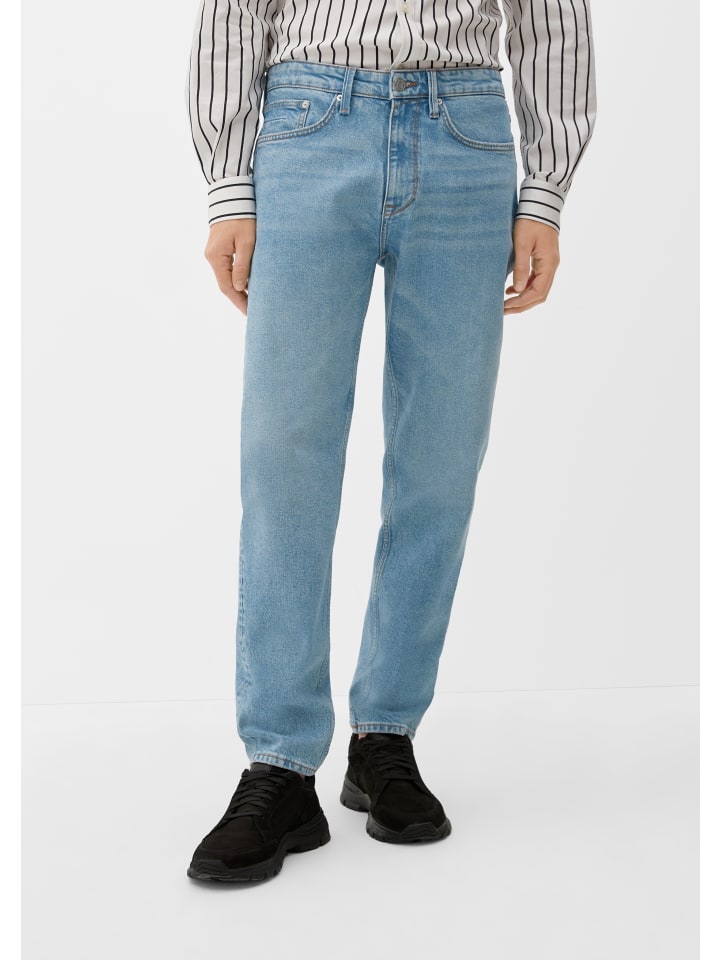 

Тканевые брюки s.Oliver Jeans-Hose lang, синий