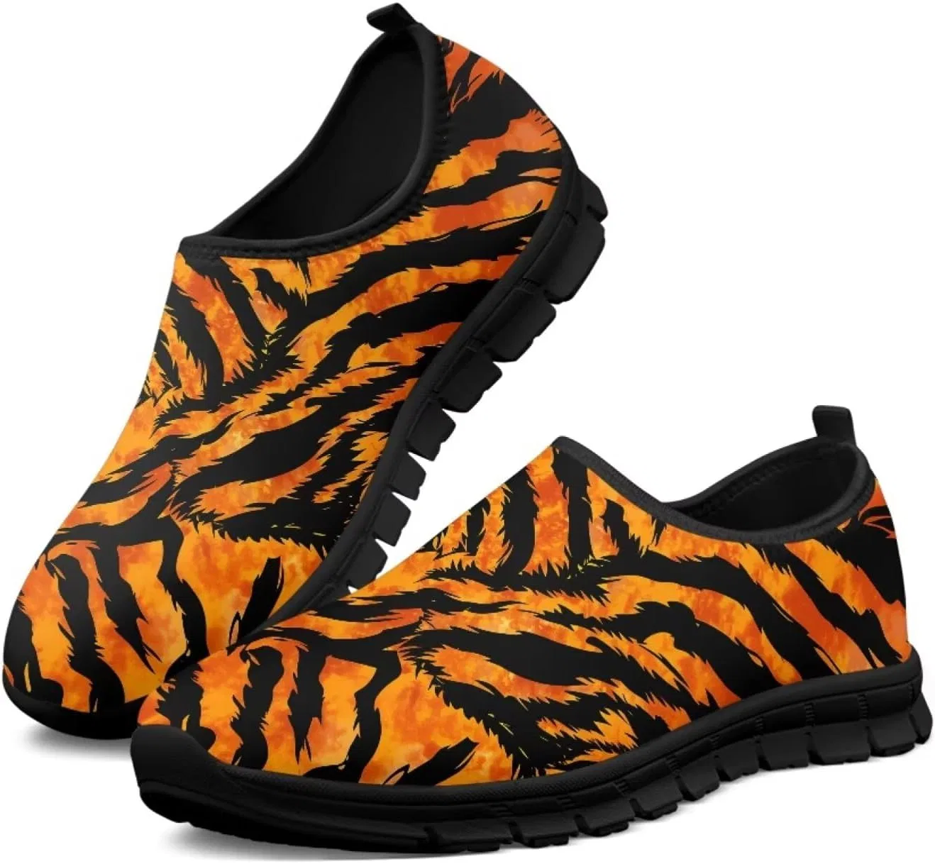 Кроссовки-лоферы с тигровым принтом, Tiger Pattern Twousenru